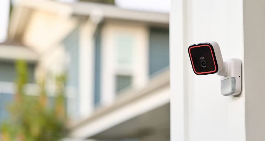 Vivint's Outdoor Camera Pro Gen 3 with a larger LED ring